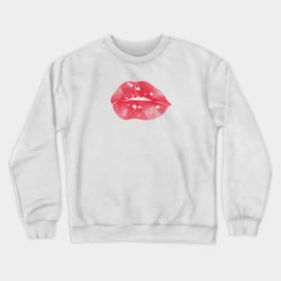 Red Lips Crewneck Sweatshirt